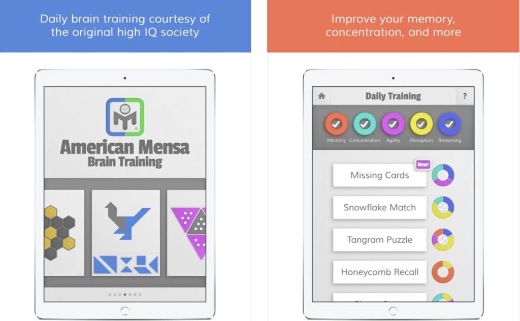 Mensa Brain Training App