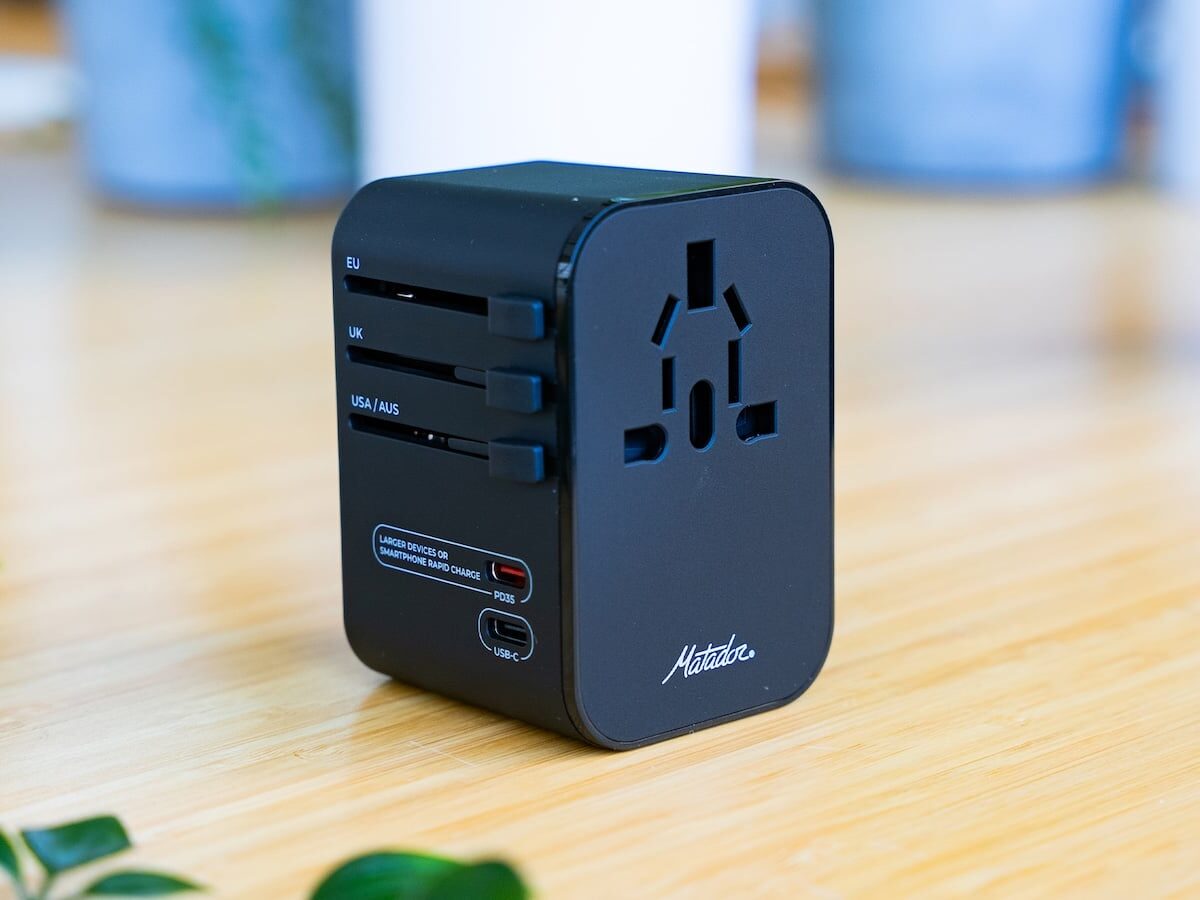 Matador Global Travel Adapter: 170+ Countries and Territories and 6-Device Capacity