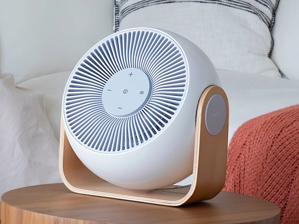 SNOOZ Breez: 2-in-1 Bedroom Fan and White Noise Machine with App-Enabled Remote Control