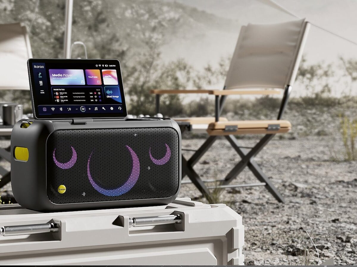 Ikarao Break X1: All-in-One Karaoke Machine for Adults with Built-In 13.3″ Lyrics Display